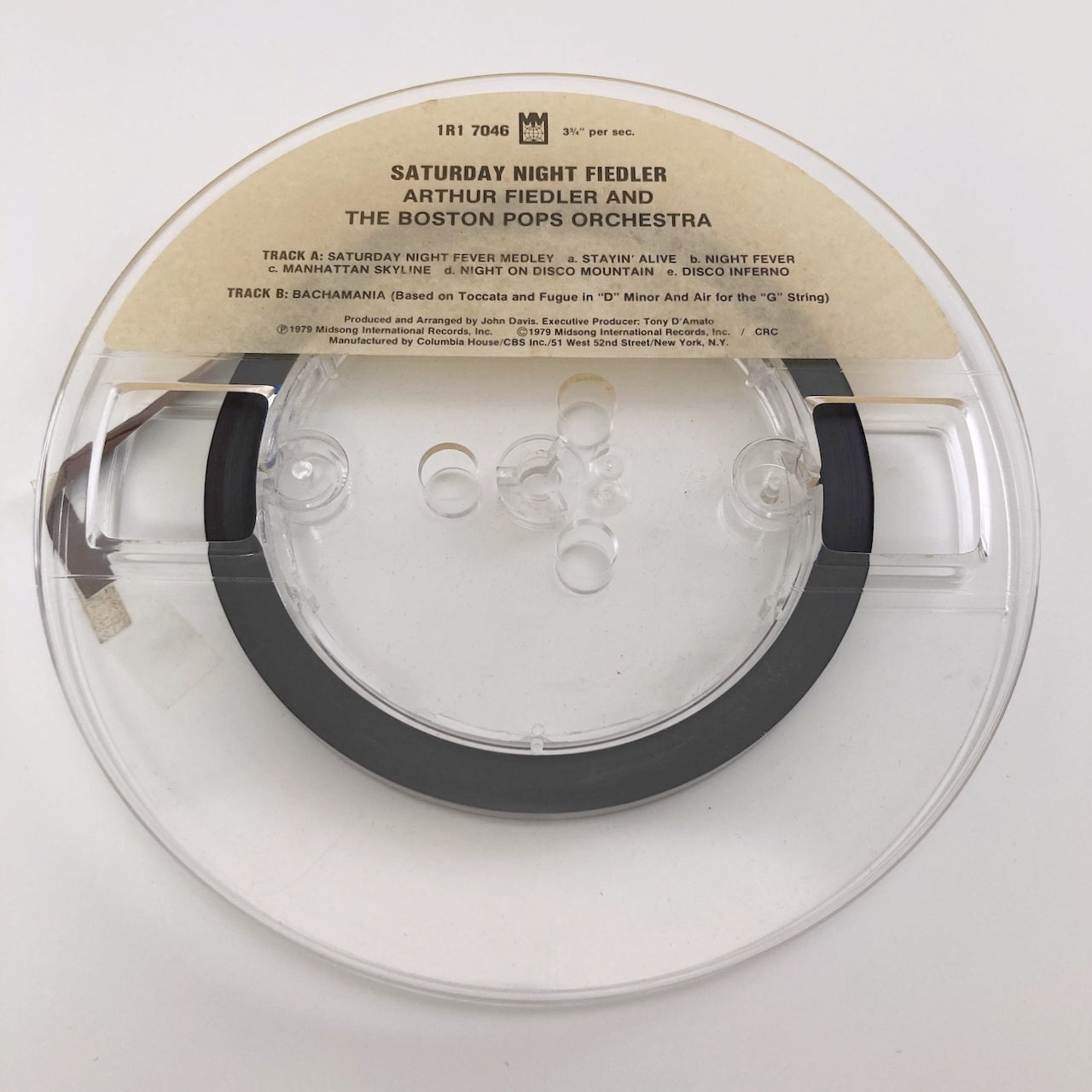 オープンリールテープ/ ARTHUR FIEDLER / SATURDAY NIGHT FIEDLER / US盤  7号 9.5cm/s (3 3/4IPS) 4トラック COLUMBIA