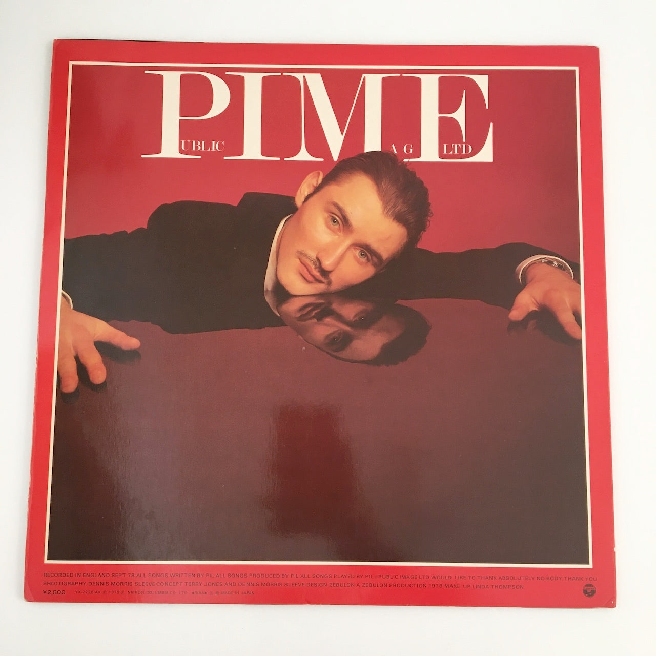 LP/ PUBLIC IMAGE LIMITED / PUBLIC IMAGE / FIRST ISSUE / 国内盤 スリーヴ付き COLUMBIA YX-7226-AX