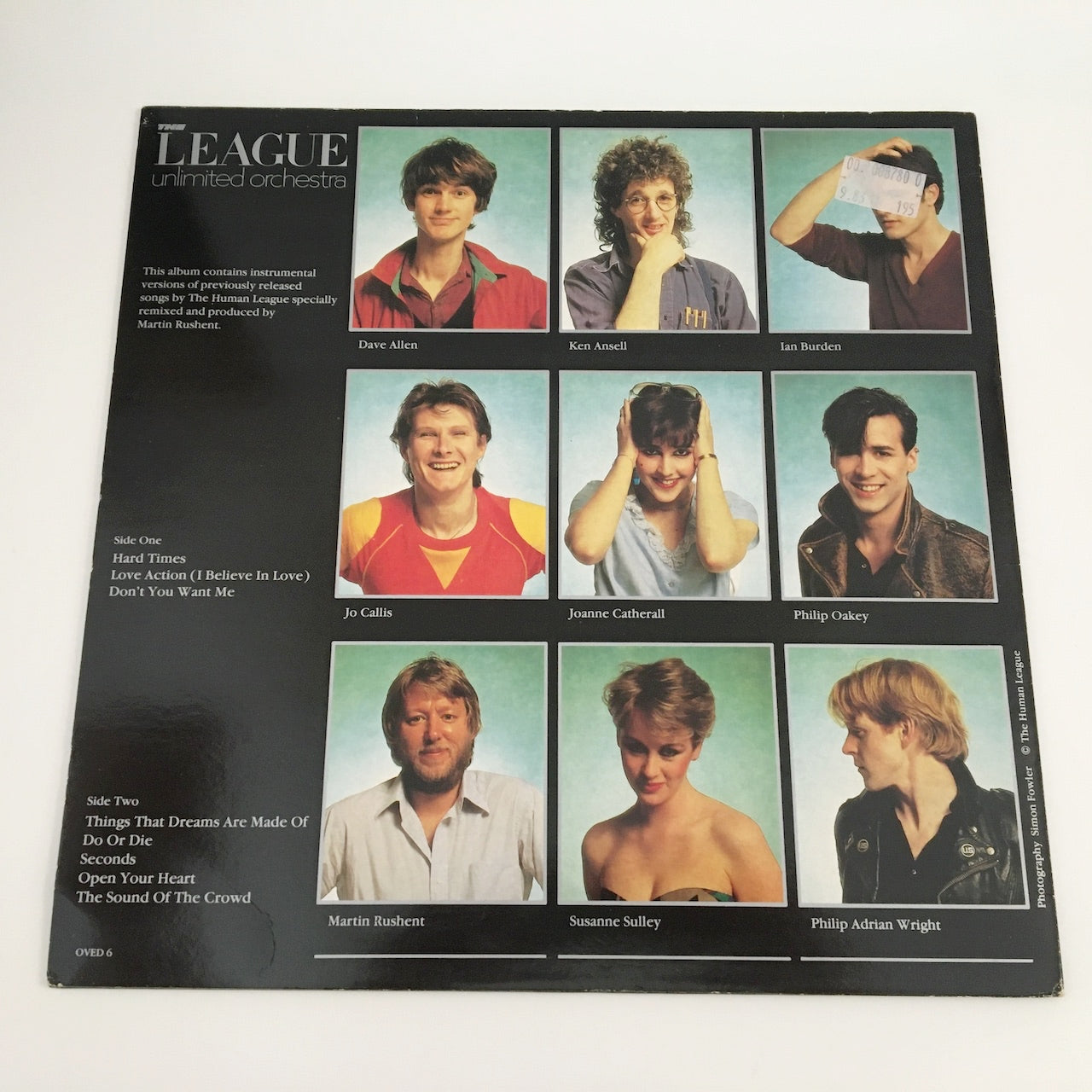 LP/ THE LEAGUE UNLIMITEDG / LOVE AND DANCING / UK盤 オリジナル VIRGIN OVED6