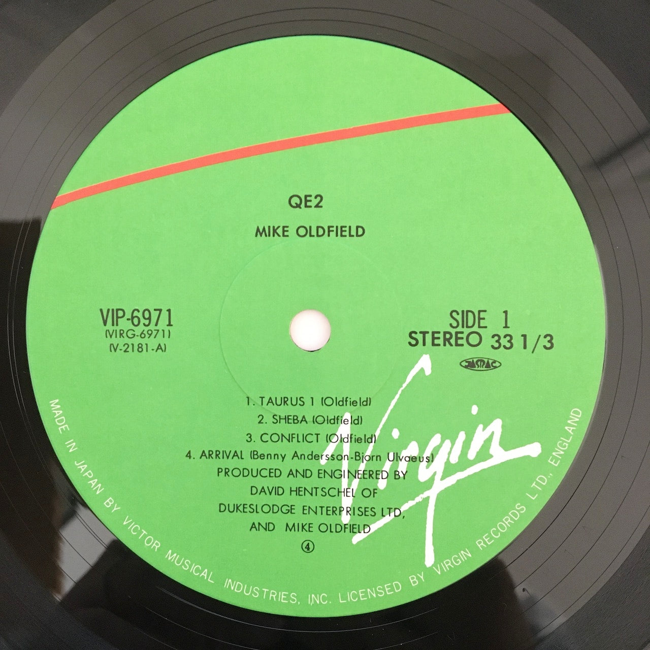 LP/ MIKE OLDFIELD / QE2 / 国内盤 帯・ライナー(シミ) VIRGIN VIP-6971