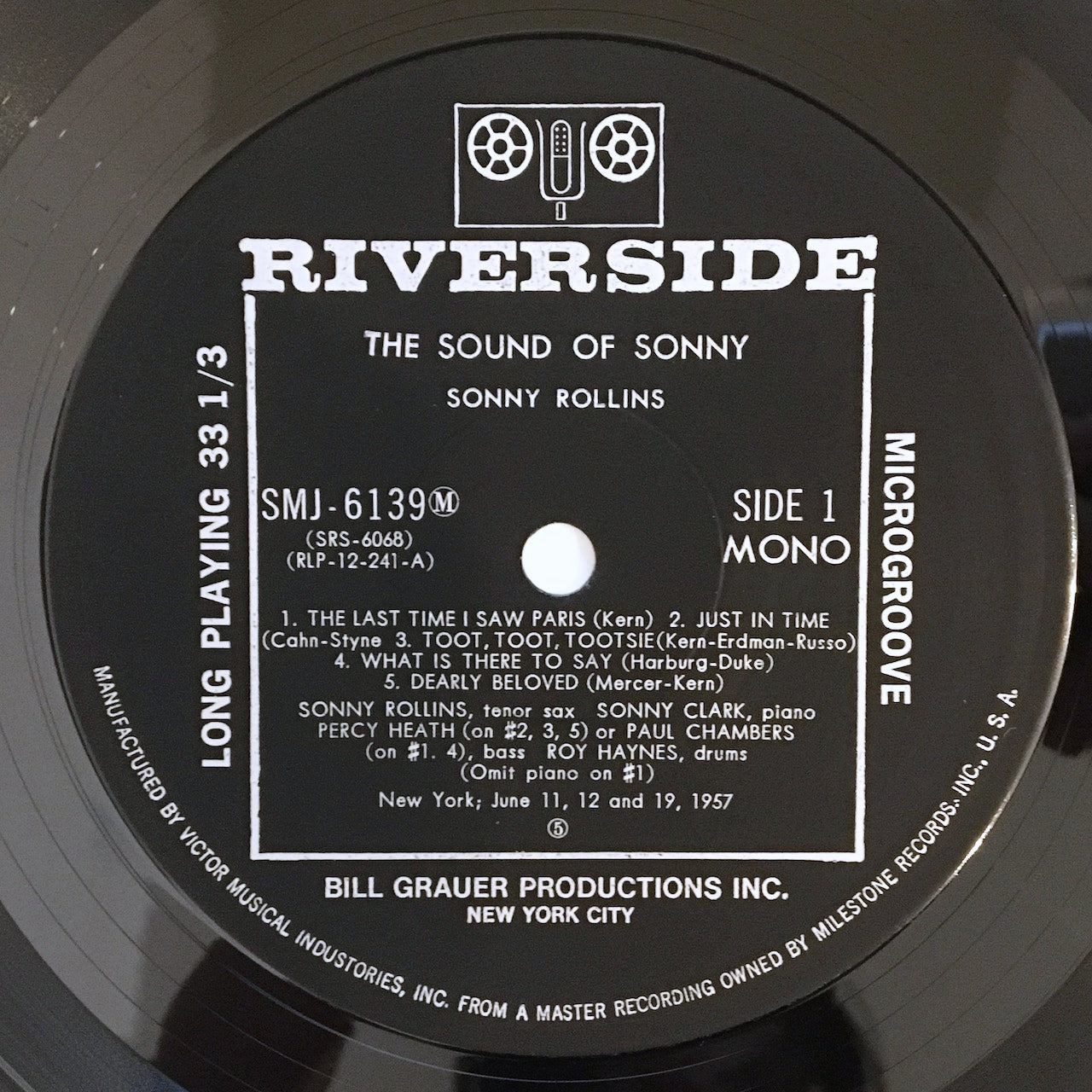 LP/ SONNY ROLLINS / THE SOUND OF SONNY / 国内盤 帯 (シミ) 、 ライナー RIVERSIDE SMJ-6139(M)