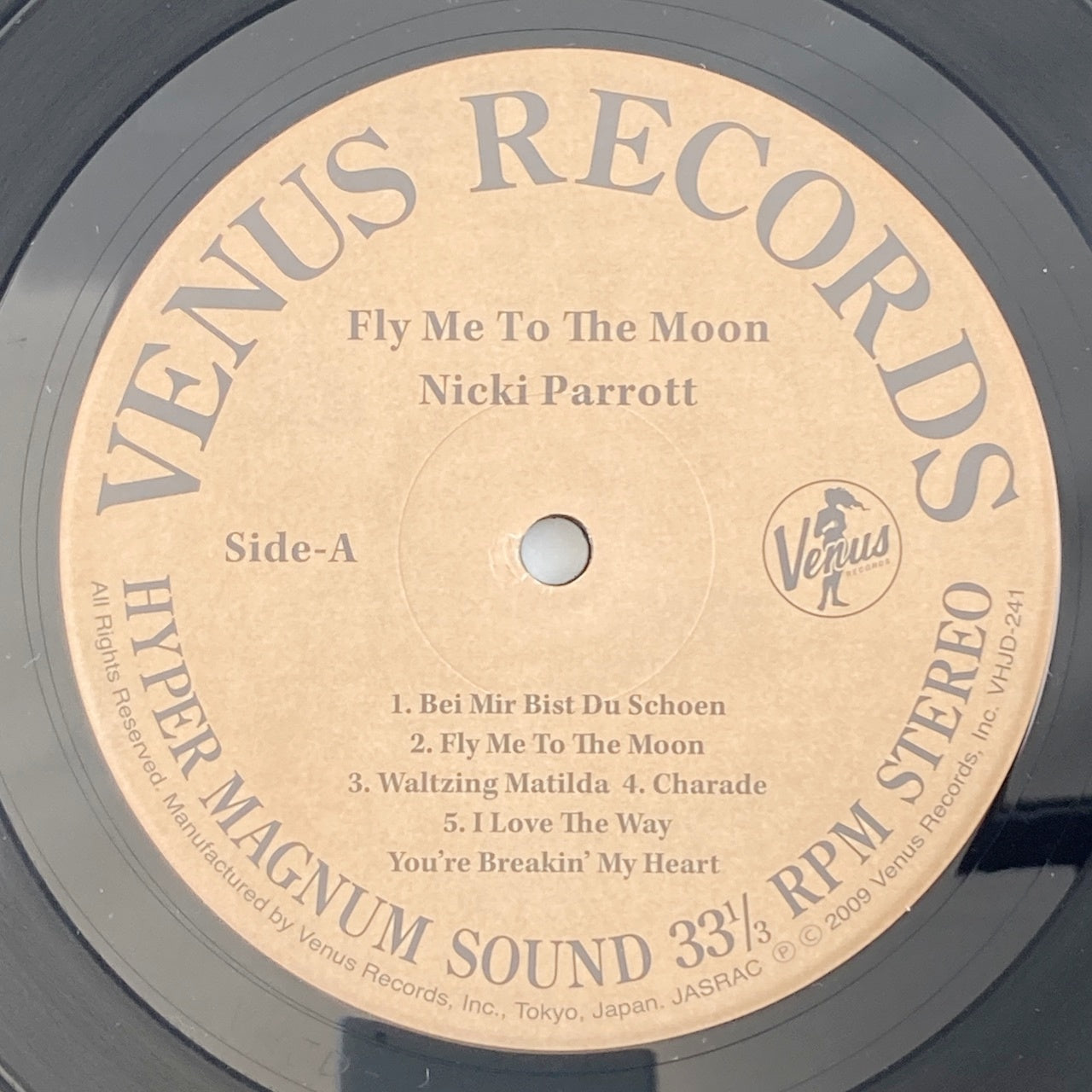 LP/ NICKI PARROTT / FLY ME TO THE MOON / 国内盤 VENUS 180g 帯・ライナー VHJD-241