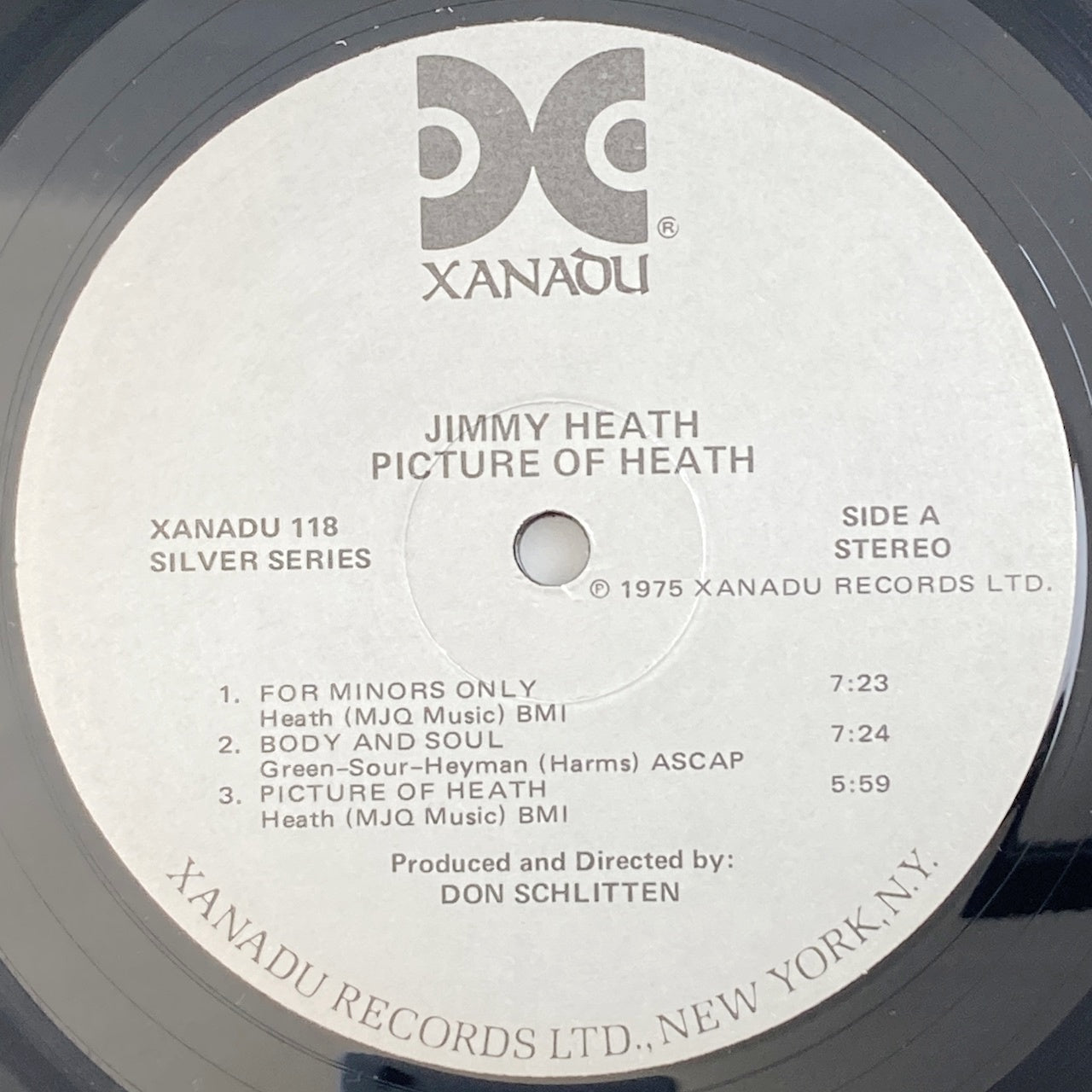 LP/ JIMMY HEATH / PICTURE OF HEATH / US盤 オリジナル XANADU