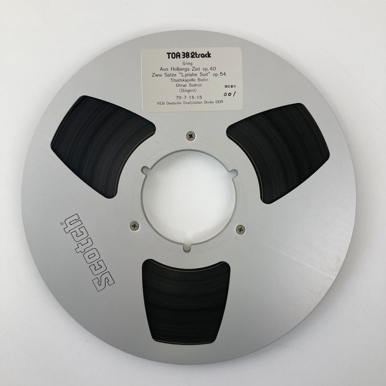 オープンリールテープ / クルト・マズア / メンデルスゾーン:序曲集 / 再生確認済 10号 2TR 38cm/s 2トラック 日本盤 ライナー