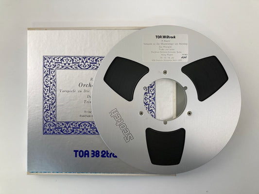 オープンリールテープ / ハインツ・レーグナー / ワーグナー:楽劇「ニュールンベルクの名歌手」「ラインの黄金」「トリスタンとイゾルデ」 / 再生確認済 10号 2TR 38cm/s 2トラック 日本盤 ライナー / TOA