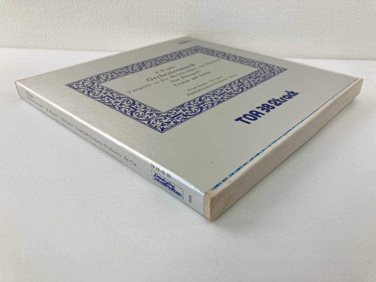 オープンリールテープ / ハインツ・レーグナー / ワーグナー:楽劇「ニュールンベルクの名歌手」「ラインの黄金」「トリスタンとイゾルデ」 / 再生確認済 10号 2TR 38cm/s 2トラック 日本盤 ライナー / TOA
