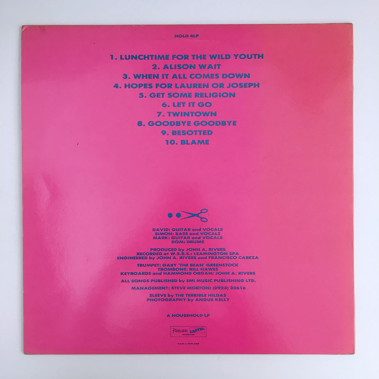 LP/ THE CHESTERFIELDS / CROCODILE TEARS / UK盤 オリジナル INDIE ROCK HOUSEHOLD HOLD4LP