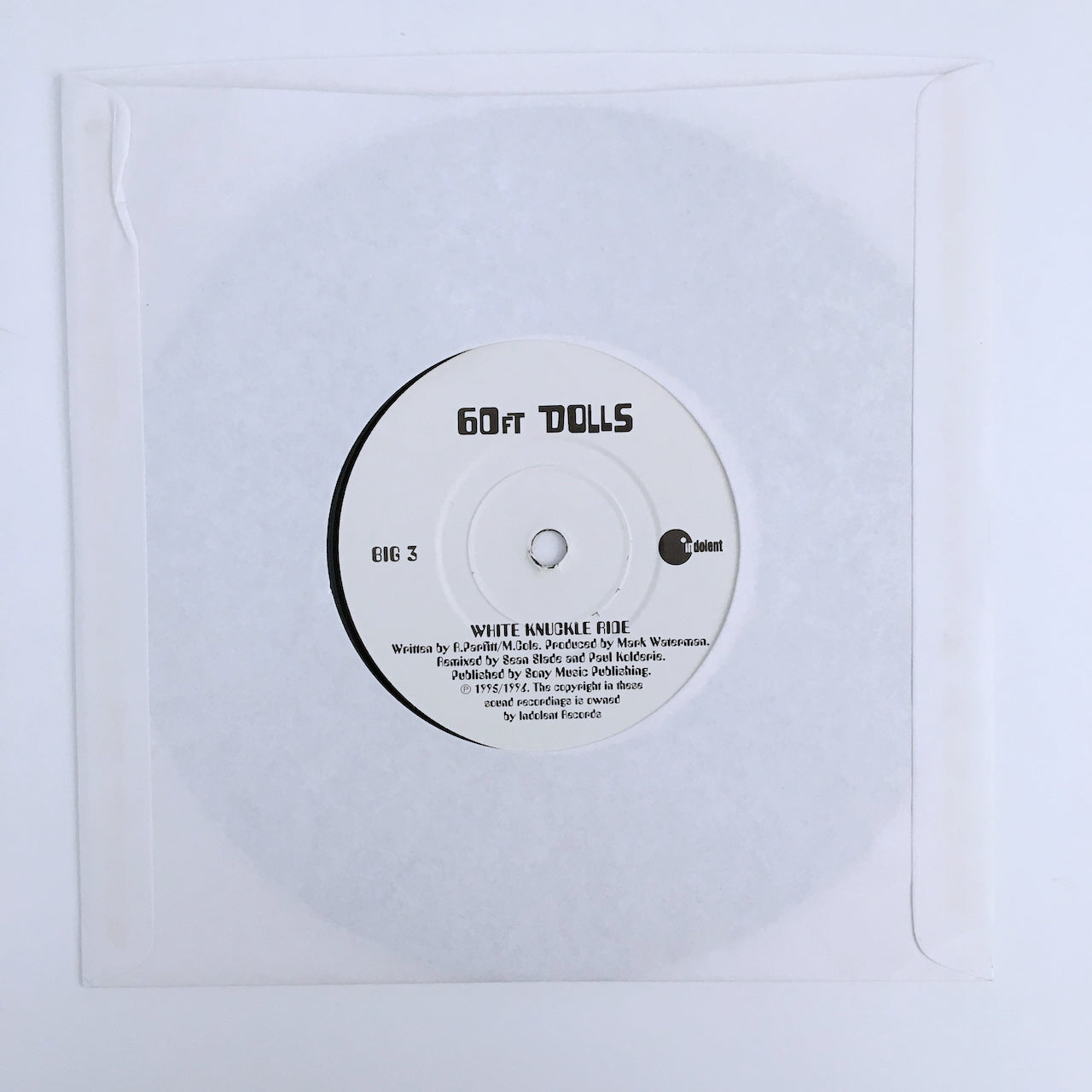 LP/ 60FT DOLLS / THE BIG 3 / UK盤 EP付き INDIE ROCK INDOLENT DOLLSLP004S