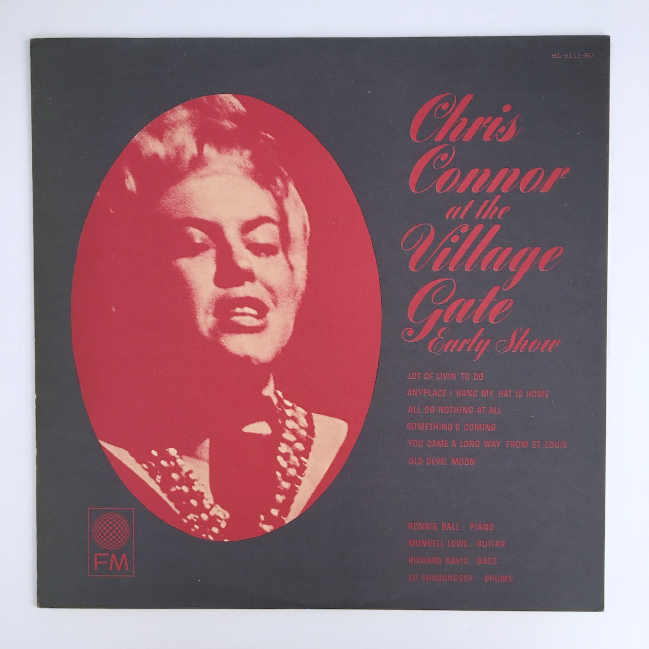 LP/ CHRIS CONNOR / AT THE VILLAGE GATE / 国内盤 ライナー付き ROULETTE SL5111RO