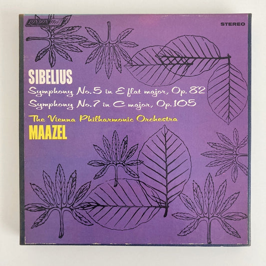オープンリールテープ / ロリン・マゼール / シベリウス:交響曲第5番、第7番 / US盤 7号 19cm/s (7 1/2IPS) 4トラック  LONDON LCL80185