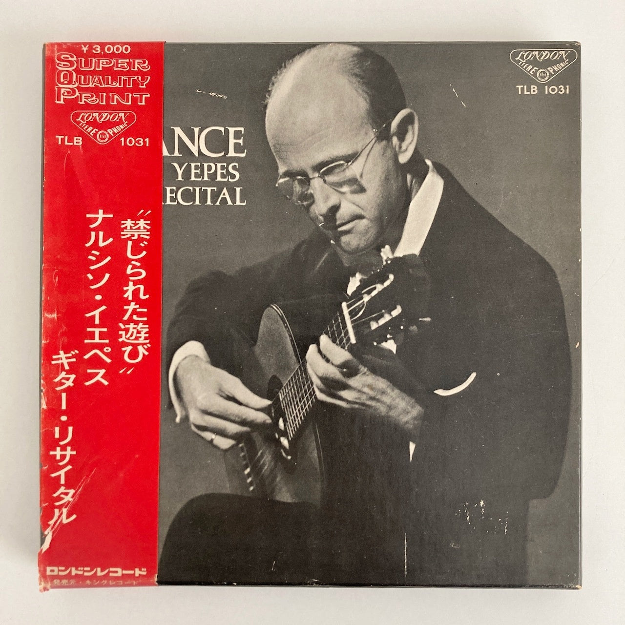 オープンリールテープ / ナルシソ・イエペス / 禁じられた遊び ナルシソ・イエペス・ギター・リサイタル / 国内盤 帯・ライナー 7号 19cm/s (7 1/2IPS) 4トラック LONDON TLB1031