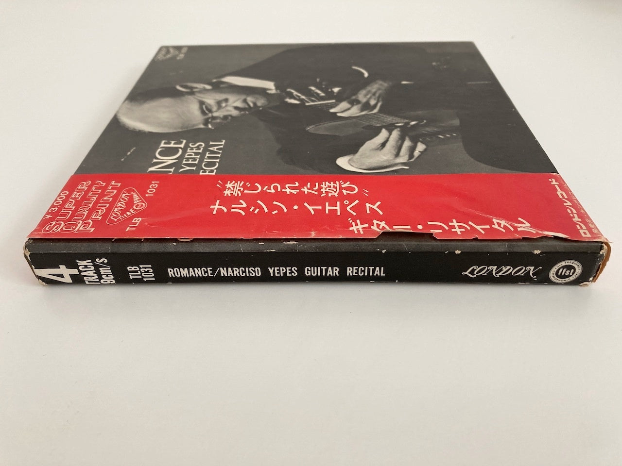 オープンリールテープ / ナルシソ・イエペス / 禁じられた遊び ナルシソ・イエペス・ギター・リサイタル / 国内盤 帯・ライナー 7号 19cm/s (7 1/2IPS) 4トラック LONDON TLB1031
