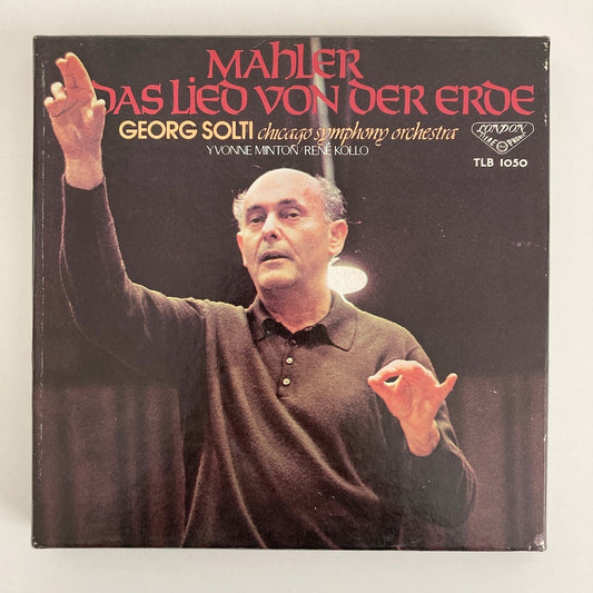 オープンリールテープ / ショルティ / マーラー:交響曲「大地の歌」 / 国内盤 ライナー 7号 19cm/s (7 1/2IPS) 4トラック  LONDON TLB1050