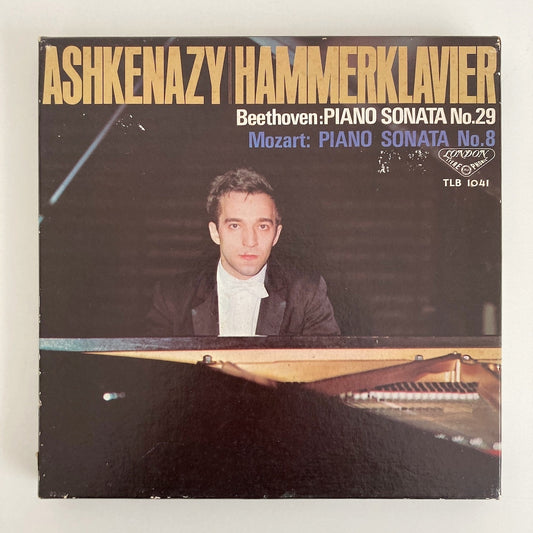 オープンリールテープ / ウラディーミル・アシュケナージ / ベートーヴェン:ピアノ・ソナタ第29番「ハンマークラヴィーア」 他 / 国内盤 ライナー 7号 19cm/s (7 1/2IPS) 4トラック  LONDON TLB1041