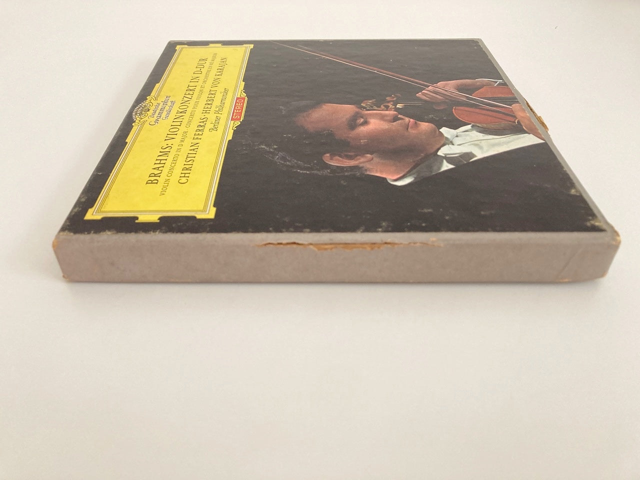 オープンリールテープ / クリスチャン・フェラス / ブラームス:ヴァイオリン協奏曲 / US盤 7号 19cm/s (7 1/2IPS) 4トラック DGG DGC8930