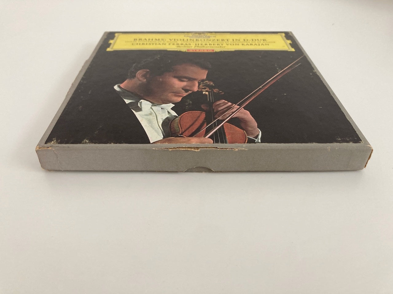 オープンリールテープ / クリスチャン・フェラス / ブラームス:ヴァイオリン協奏曲 / US盤 7号 19cm/s (7 1/2IPS) 4トラック DGG DGC8930