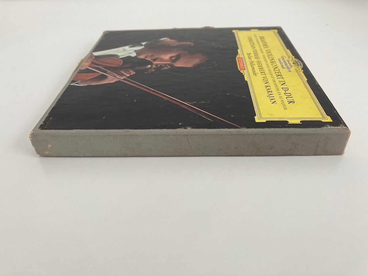 オープンリールテープ / クリスチャン・フェラス / ブラームス:ヴァイオリン協奏曲 / US盤 7号 19cm/s (7 1/2IPS) 4トラック DGG DGC8930