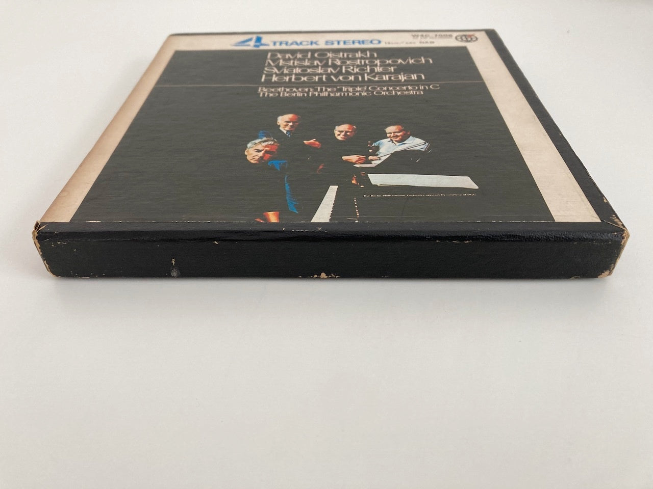 オープンリールテープ / オイストラフ、カラヤン他 / ベートーヴェン:三重協奏曲 / 日本盤 ライナー 7号 19cm/s (7 1/2IPS) 4トラック EMI W4C-7006