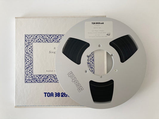 オープンリールテープ / ハインツ・レーグナー / ワーグナー:ジークフリート牧歌 / 再生確認済 10号 2TR 38cm/s 2トラック 日本盤 データーシート