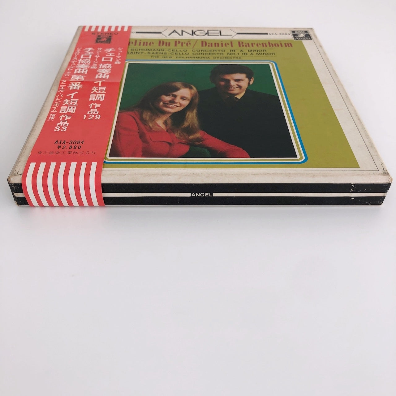 オープンリールテープ デュ・プレ / シューマン:チェロ協奏曲、サン=サーンス:チェロ協奏曲第1 番 7号 19cm/s (7 1/2IPS) 4トラック 日本製 帯(ヨレ)・ライナー(シミ)付折れ)