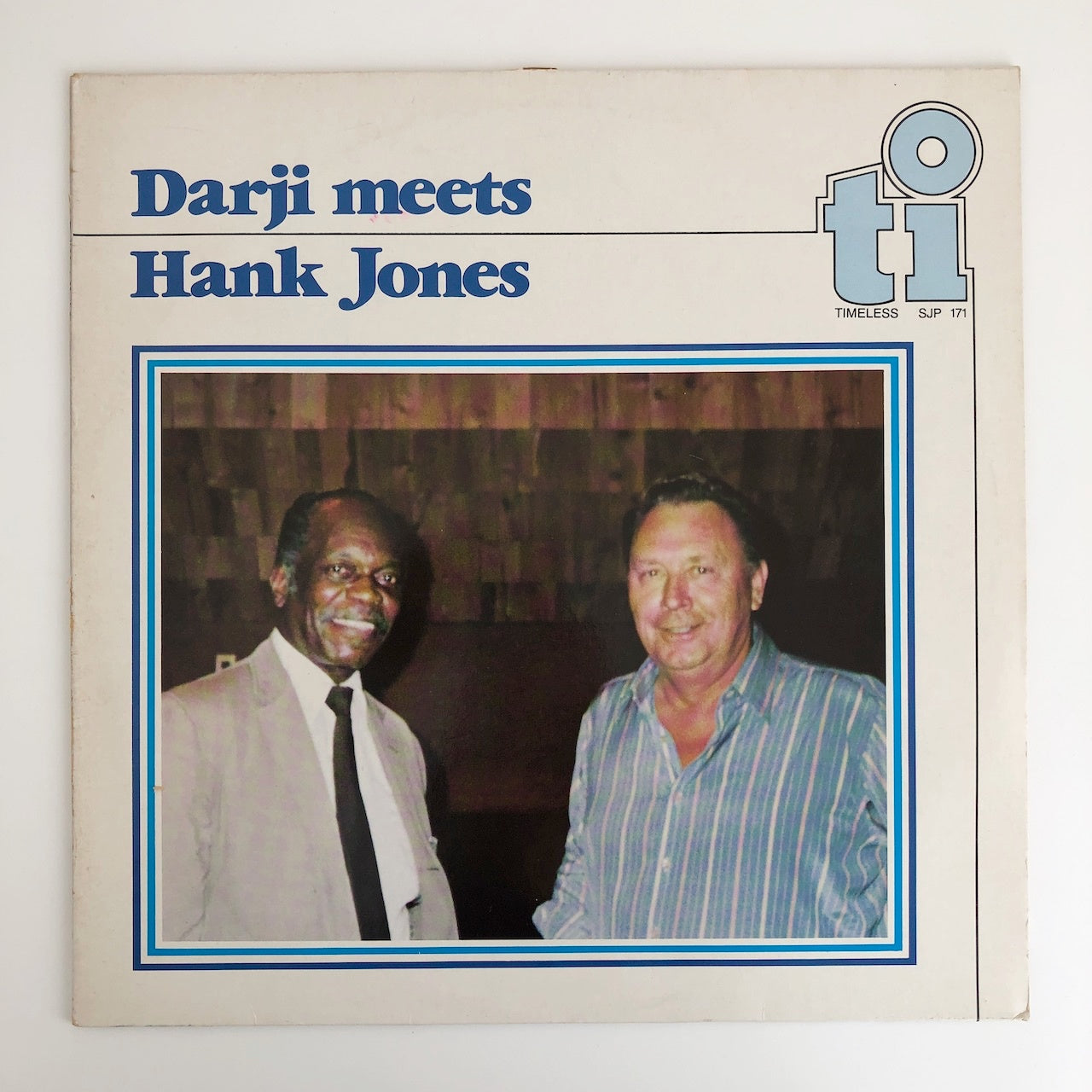 LP/ DARJI, HANK JONES / DARJI MEETS HANK JONES / オランダ盤 TIMELESS SJP171