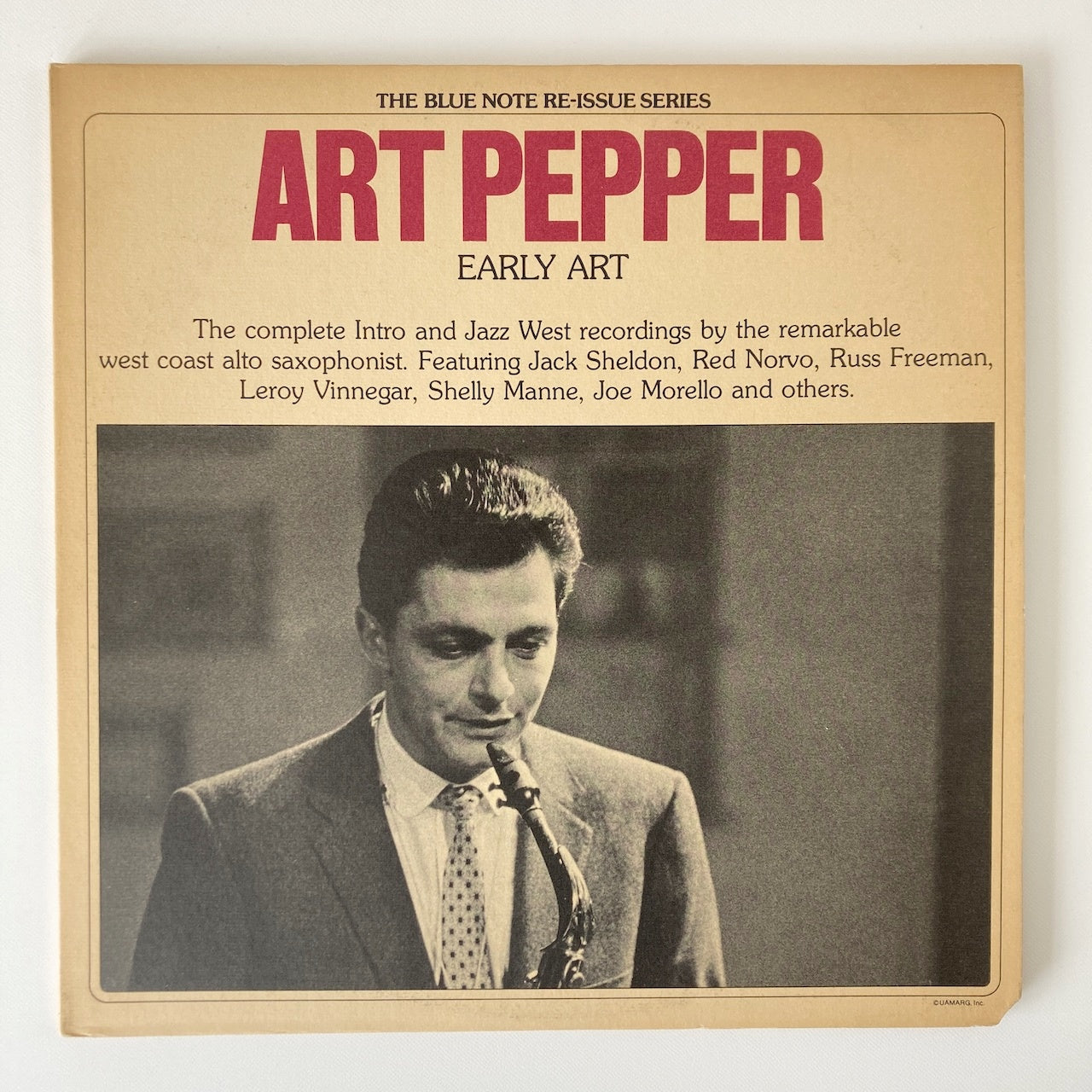 LP/ ART PEPPER / EARLY ART / US盤 2枚組 UA 白音符 CS BLUE NOTE BN-LA591-H2