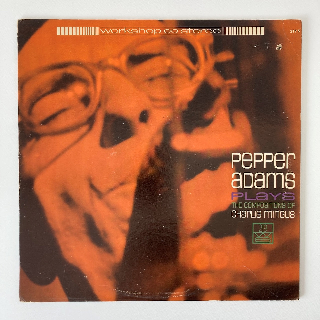 LP/ PEPPER ADAMS / PLAYS THE COMPOSITIONS OF CHARLIE MINGUS / US盤 オリジナル STEREO DG WORKSHOP JAZZ 219S