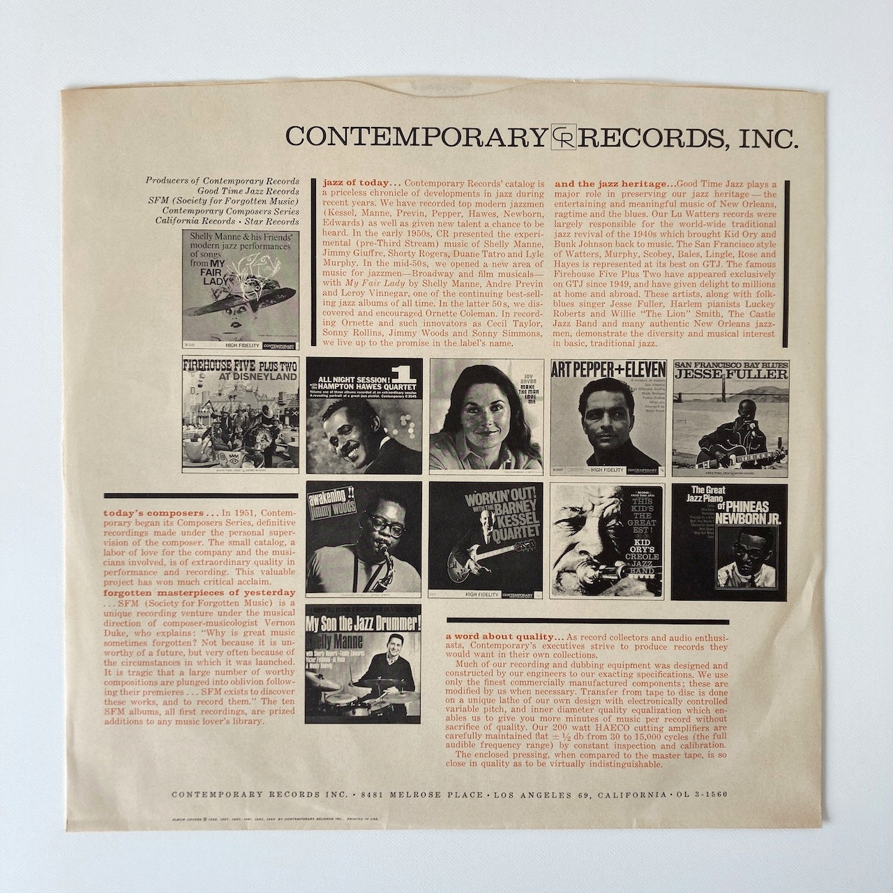 LP/ PHINEAS NEWBORN JR. TRIO / THE NEWBORN TOUCH / US盤 オリジナル 黄色ラベル 深溝 CS付 CONTEMPORARY M3615