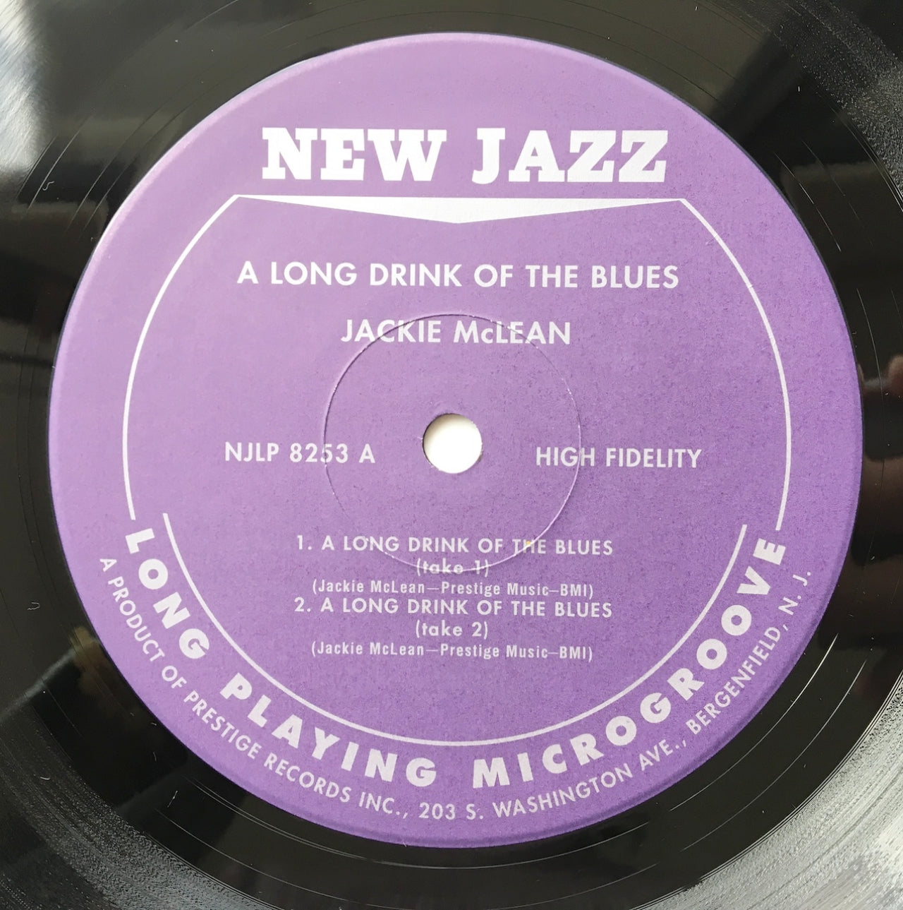 LP/ JACKIE McLEAN / A LONG DRINK OF THE BLUES / 国内盤 ライナー PRESTIGE VIJJ-30028