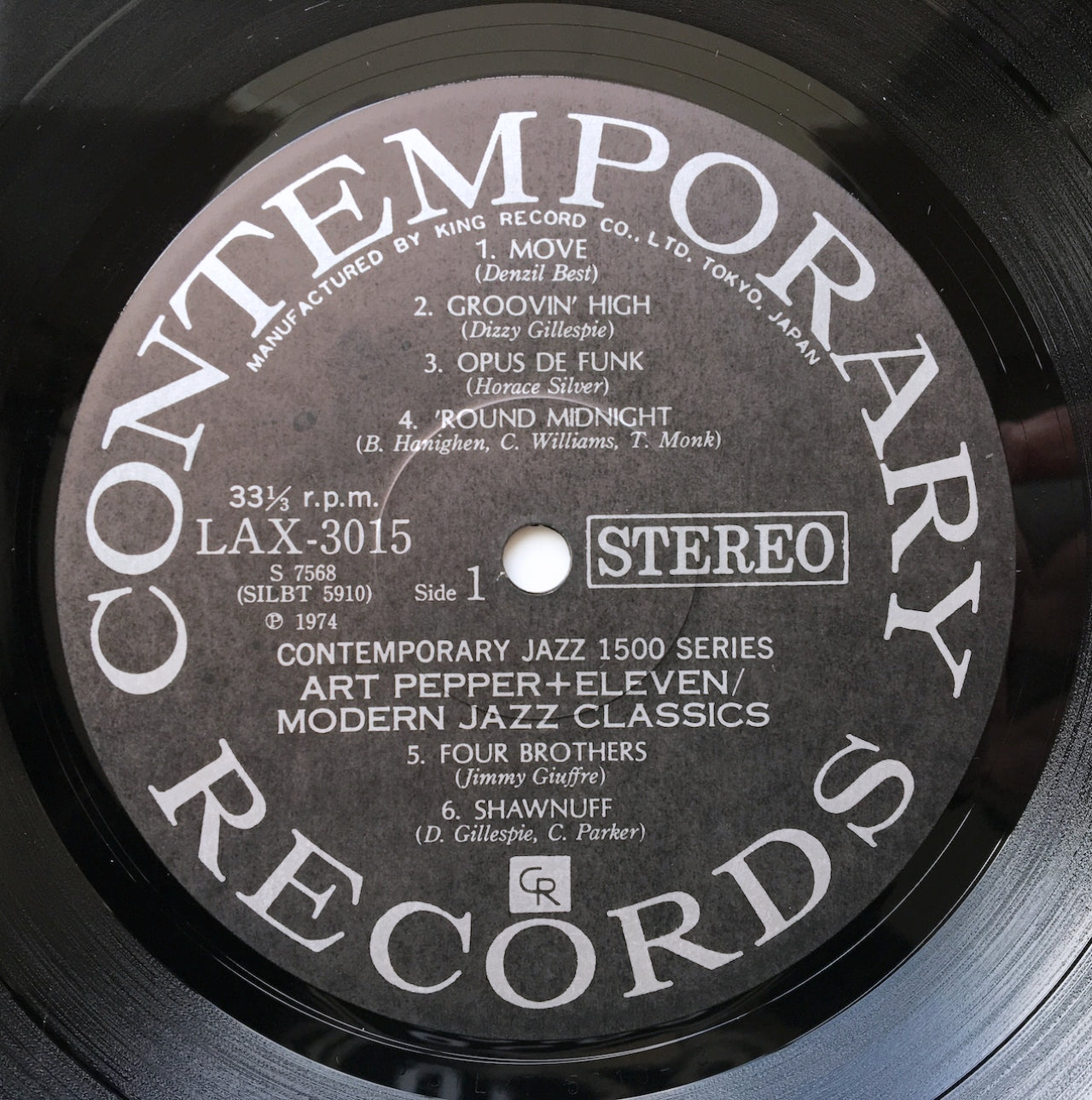 LP/ ART PEPPER / ART PEPPER + ELEVEN / 国内盤 ライナー付き CONTEMPORARY RECORDS LAX3015