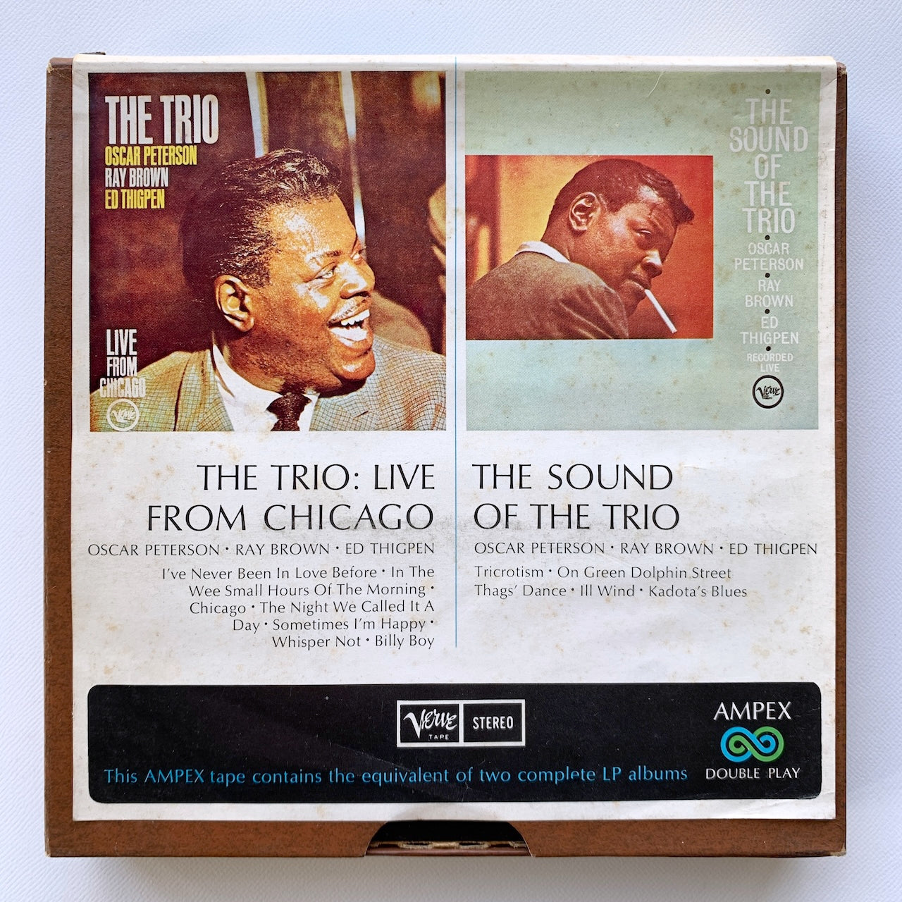オープンリール/ OSCAR PETERSON / THE TRIO / THE SOUND OF THE TRIO / US盤 7号 4トラック 19cm/s (7 1/2IPS) インサート VERVE VSTP287