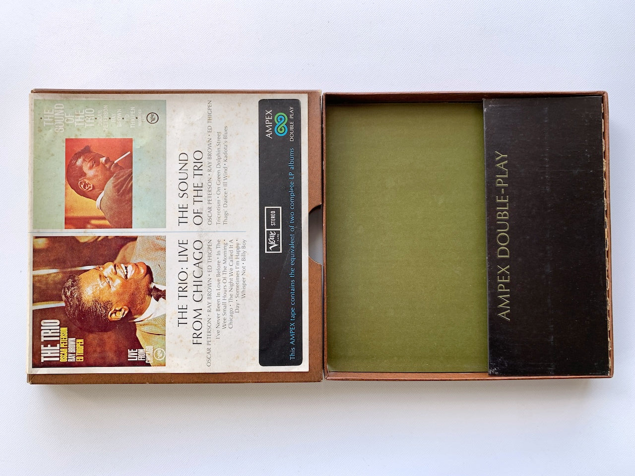 オープンリール/ OSCAR PETERSON / THE TRIO / THE SOUND OF THE TRIO / US盤 7号 4トラック 19cm/s (7 1/2IPS) インサート VERVE VSTP287