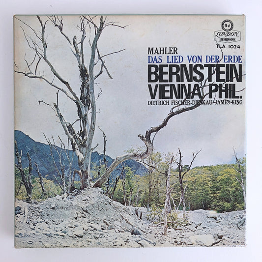 オープンリールテープ  レナード・バーンスタイン / マーラー:交響曲「大地の歌」 7号 19cm/s (7 1/2IPS) 4トラック 日本製 ライナー付き