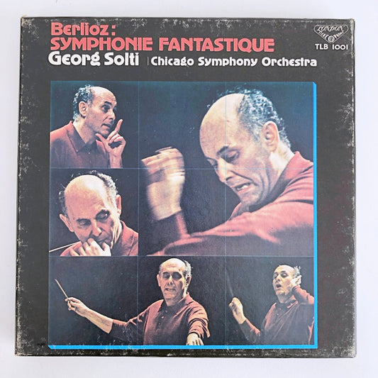オープンリールテープ  ゲオルグ・ショルティ / ベルリオーズ :幻想交響曲 7号 19cm/s (7 1/2IPS) 4トラック 日本製 ライナー(シミ)付き