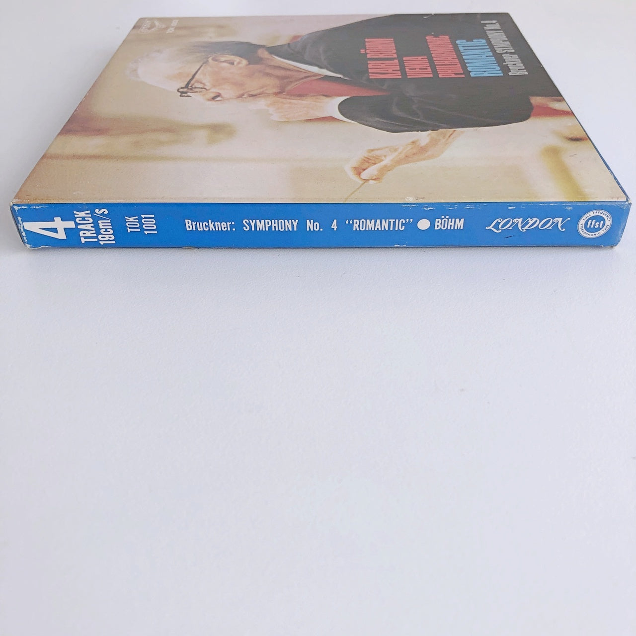 オープンリールテープ カール・ベーム / ブルックナー:交響曲第4番「ロマンティック」 7号 19cm/s (7 1/2IPS) 4トラック 日本製 ライナー(シミ、スレ)