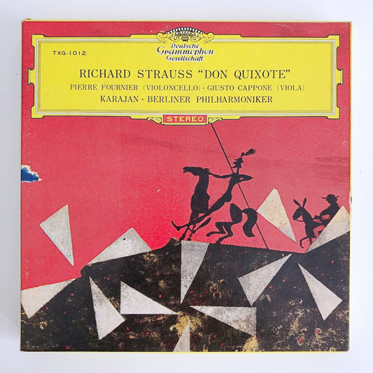 オープンリールテープ  ヘルベルト・フォン・カラヤン / R.シュトラウス:交響詩「ドン・キホーテ」 7号 19cm/s (7 1/2IPS) 日本製 4トラック