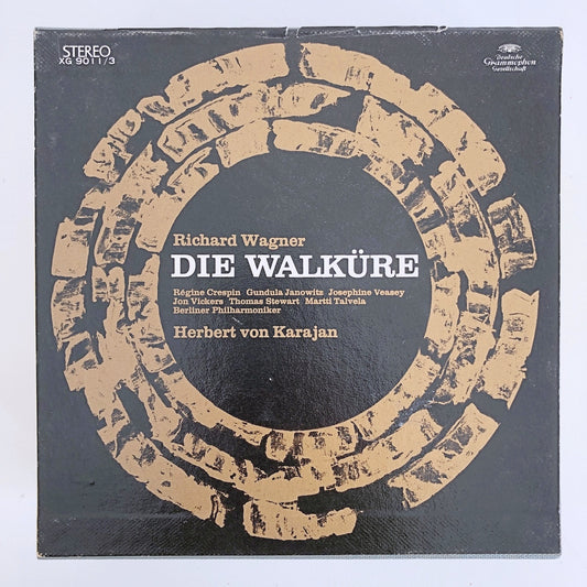 オープンリールテープ  ヘルベルト・フォン・カラヤン / ワーグナー:楽劇「ワルキューレの騎行」 7号 19cm/s (7 1/2IPS) 4トラック 3本組 ライナー