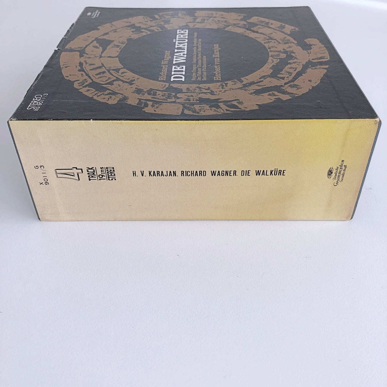 オープンリールテープ ヘルベルト・フォン・カラヤン / ワーグナー:楽劇「ワルキューレの騎行」 7号 19cm/s (7 1/2IPS) 4トラック 3本組 ライナー