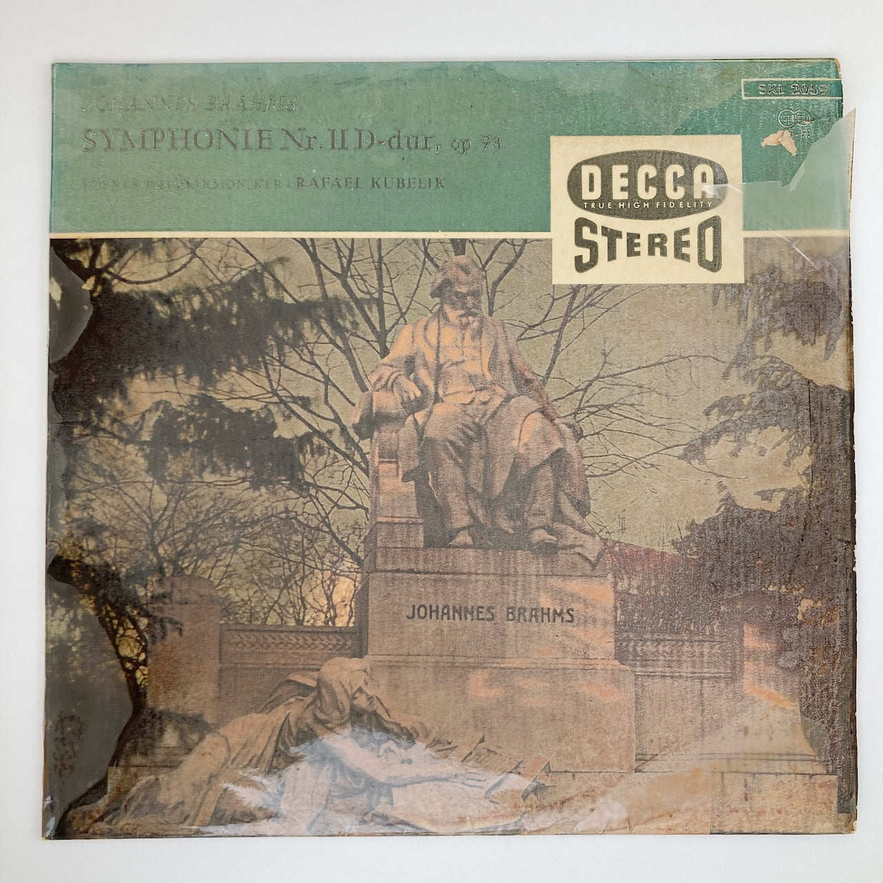 LP/ ラファエル・クーベリック / ブラームス:交響曲第2番 / ドイツ盤 黒銀ラベル DECCA SXL2059