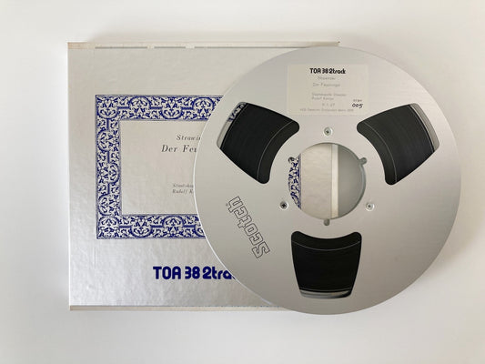 オープンリールテープ / ルドルフ・ケンペ / ストラヴィンスキー:火の鳥(1919年の組曲版) / 再生確認済 10号 2TR 38cm/s 2トラック 日本盤 データーシート