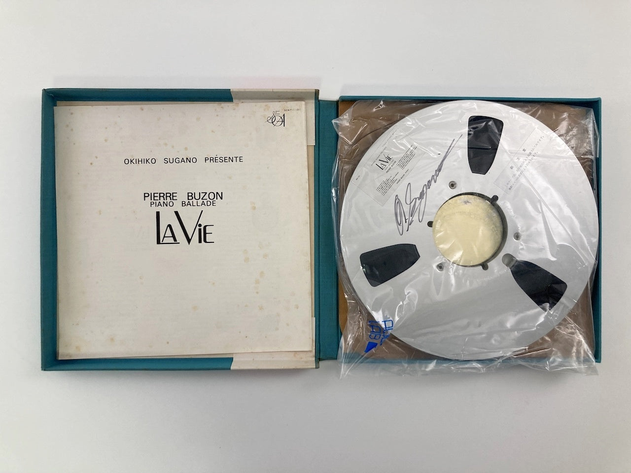 オープンリールテープ / PIERRE BUZON / LA VIE ラ・ヴィー / 再生確認済 10号 2TR 38cm/s 2トラック 日本盤 帯・ライナー