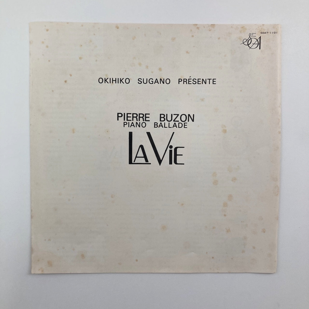 オープンリールテープ / PIERRE BUZON / LA VIE ラ・ヴィー / 再生確認済 10号 2TR 38cm/s 2トラック 日本盤 帯・ライナー