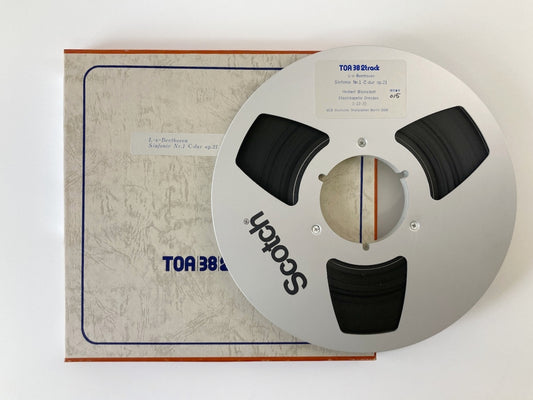 オープンリールテープ / ヘルベルト・ブロムシュテット / ベートーヴェン:交響曲第1番 / 再生確認済 10号 2TR 38cm/s 2トラック 日本盤 データーシート