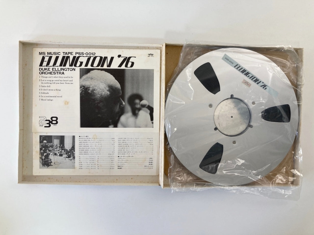 オープンリールテープ / DUKE ELLINGTON / ELLINGTON '76 / 再生確認済 10号 2TR 38cm/s 2トラック 日本盤 ライナー