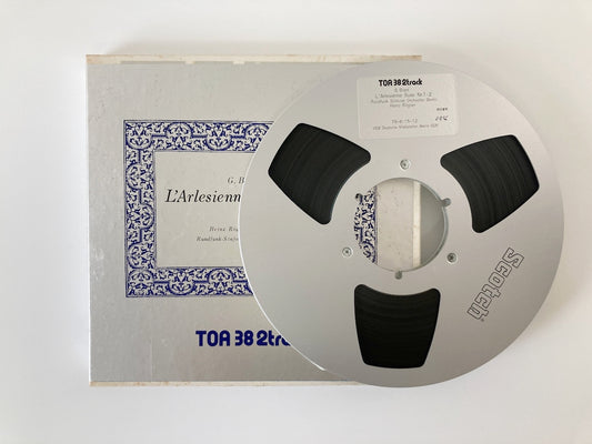 オープンリールテープ / ハインツ・レーグナー / ビザー:アルルの女 / 再生確認済 10号 2TR 38cm/s 2トラック 日本盤 ライナー