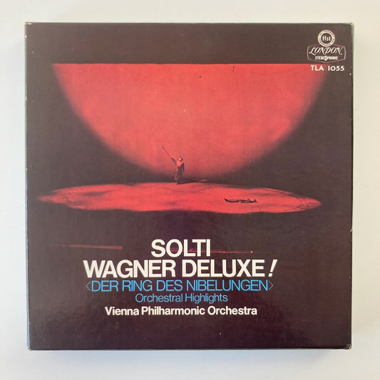 オープンリールテープ / ゲオルグ・ショルティ / ワーグナー:ニーベルングの指輪 ハイライツ / 7号 19cm/s (7 1/2IPS) 4トラック 日本盤 ライナー / LONDON