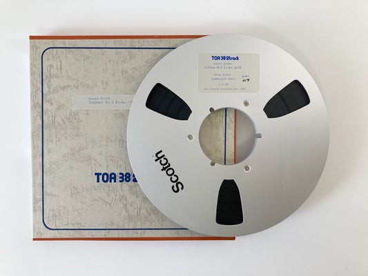 オープンリールテープ / オトマール・スウィトナー / ドヴォルザーク:交響曲第3番 / 再生確認済 10号 2TR 38cm/s 2トラック 日本盤 データーシート