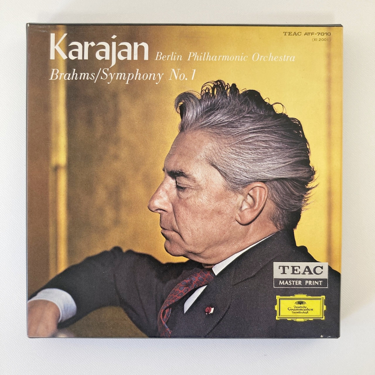 オープンリールテープ / ヘルベルト・フォン・カラヤン / ブラームス:交響曲第1番 / 7号 19cm/s (7 1/2IPS) 4トラック 日本盤 ライナー / DGG