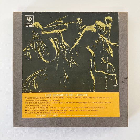 オープンリールテープ / ガステン・リテーズ / オルガン芸術の極致 第1集 / 7号 19cm/s (7 1/2IPS) 4トラック 日本盤 ライナー / TRIO