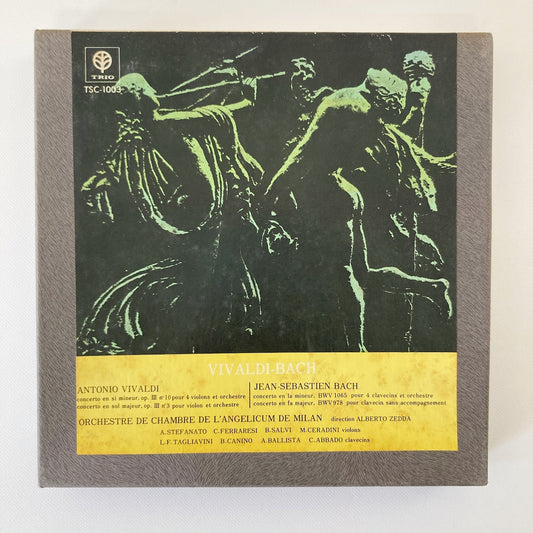 オープンリールテープ / アルベルト・ゼッタ / ヴィヴァルディ=バッハ 第1集 / 7号 19cm/s (7 1/2IPS) 4トラック 日本盤 ライナー / TRIO